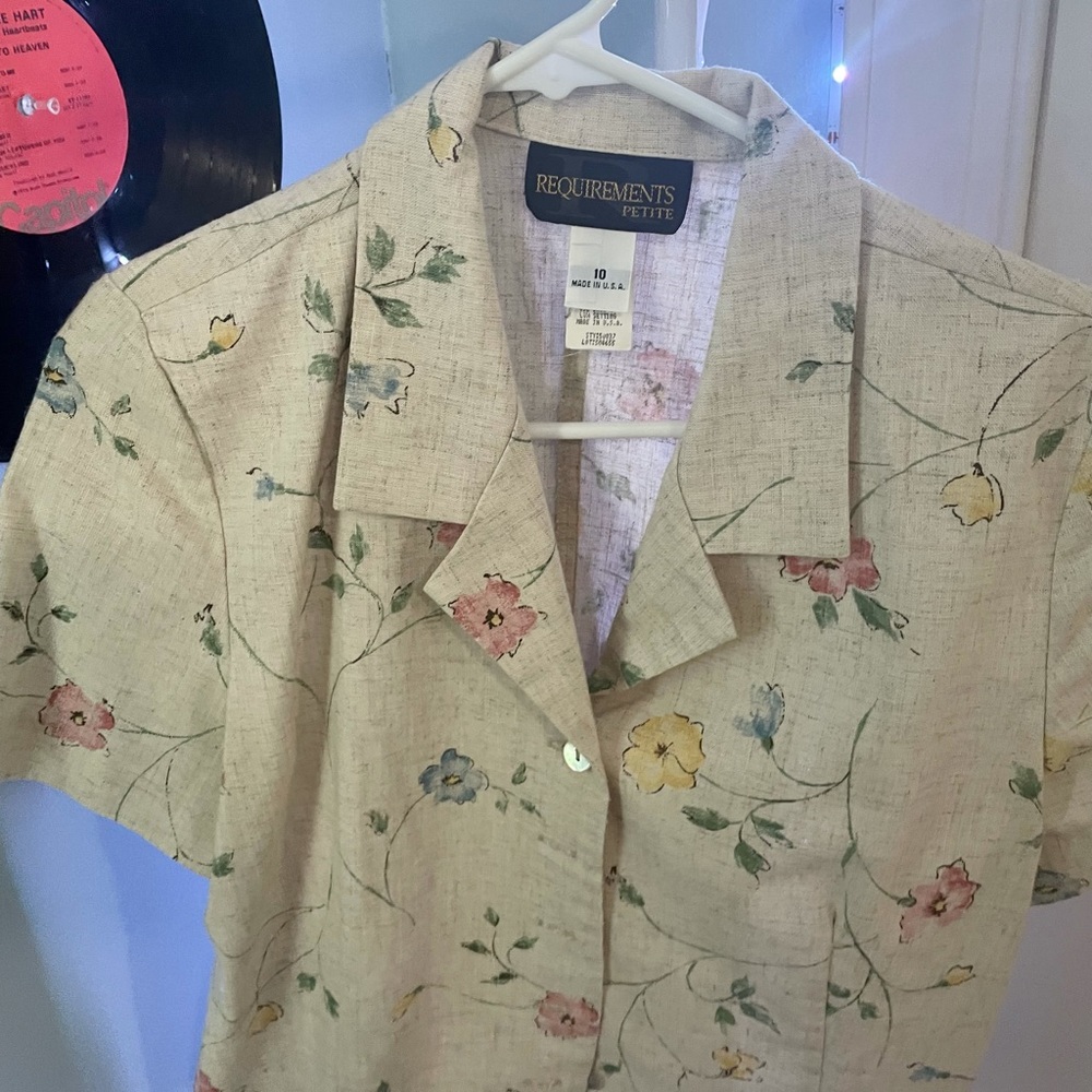 vintage short-sleeve button down